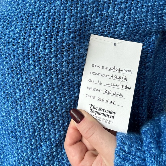 Chunky Slub Crew Neck Sweater - Picture 7 of 8